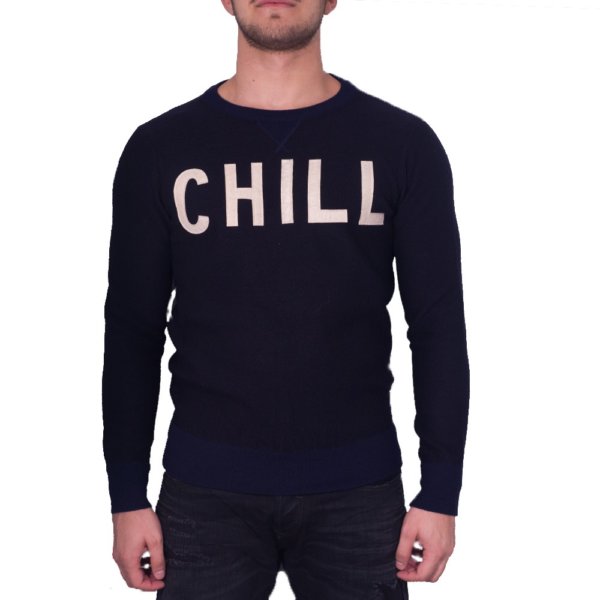 SCOTCH & SODA ΠΛΕΚΤΟ ΜΠΛΕ CHILL 101641 COL04