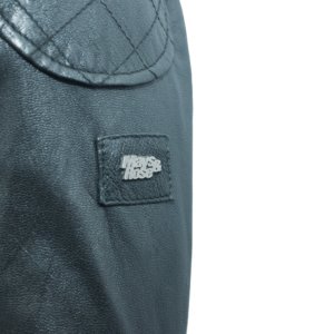 MAYS & ROSE JACKET ΜΑΥΡΟ ΑΝΤΡΙΚΟ ΔΕΡΜΑΤΙΝΑ ΜΑΝΙΚΙΑ G5333