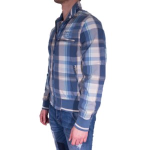 BLEND JACKET ΑΝΤΡΙΚΟ ΒΑΜΒΑΚΕΡΟ ΜΠΛΕ ΚΑΡΩ 1066-10