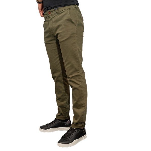 RED SPOT ΠΑΝΤΕΛΟΝΙ CHINOS ΧΑΚΙ-MILITAR TAYLOR