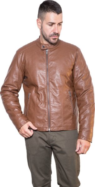 BISTON JACKET ΤΕΧΝΟΔΕΡΜΑ CAMEL 42-201-012