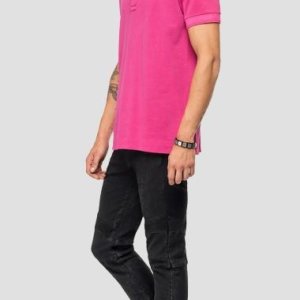 REPLAY POLO ΑΝΤΡΙΚΟ ΦΟΥΞΙΑ M3070.000.2269G.514 SLIM FIT