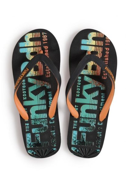 FUNKY BUDDHA FLIP FLOP ΜΑΥΡΟ FBM003-053-08