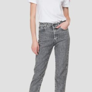 REPLAY JEAN ΓΥΝΑΙΚΕΙΟ ΓΚΡΙ TYNA WA444.531.971.096 MOMS FIT
