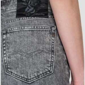 REPLAY JEAN ΓΥΝΑΙΚΕΙΟ ΓΚΡΙ TYNA WA444.531.971.096 MOMS FIT