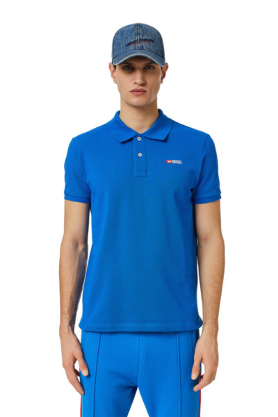 DIESEL POLO ΜΠΛΕ-ROYAL A04087-0MXZA-8ED T-SMITH-DIV