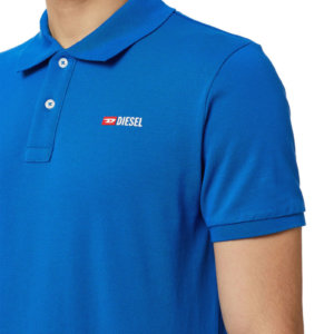 DIESEL POLO ΜΠΛΕ-ROYAL A04087-0MXZA-8ED T-SMITH-DIV