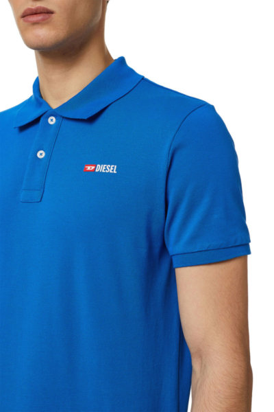 DIESEL POLO ΜΠΛΕ-ROYAL A04087-0MXZA-8ED T-SMITH-DIV