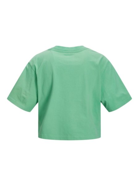 JACK & JONES WOMEN'S T-SHIRT CROPPED GREEN JXBROOK 12200326 FEARLESS