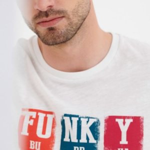 FUNKY BUDDHA T-SHIRT ΛΕΥΚΟ FBM005-327-04