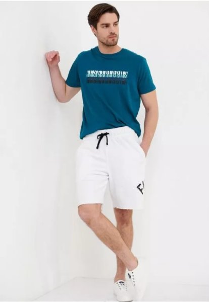 FUNKY BUDDHA ΒΕΡΜΟΥΔΑ ΑΘΛΗΤΙΚΗ ΛΕΥΚΟ FBM005-051-03