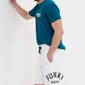 FUNKY BUDDHA ΒΕΡΜΟΥΔΑ ΑΘΛΗΤΙΚΗ ΛΕΥΚΟ FBM005-051-03