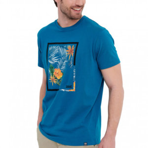 FUNKY BUDDHA T-SHIRT DEEP TEAL FBM005-045-04