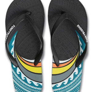 FUNKY BUDDHA FLIP FLOP ΜΑΥΡΟ FBM005-003-08 WAVES