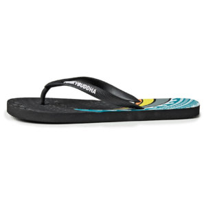 FUNKY BUDDHA FLIP FLOP ΜΑΥΡΟ FBM005-003-08 WAVES