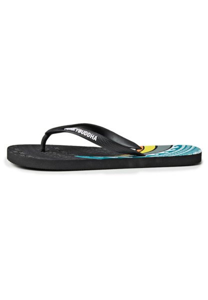 FUNKY BUDDHA FLIP FLOP ΜΑΥΡΟ FBM005-003-08 WAVES