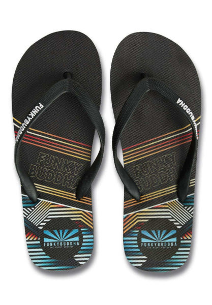 FUNKY BUDDHA FLIP FLOP ΜΑΥΡΟ FBM005-009-08