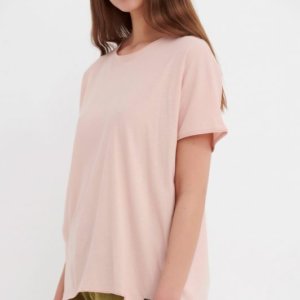 FUNKY BUDDHA T-SHIRT ΓΥΝΑΙΚΕΙΟ SOFT PINK FBL005-105-04