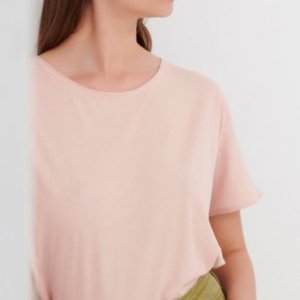 FUNKY BUDDHA T-SHIRT ΓΥΝΑΙΚΕΙΟ SOFT PINK FBL005-105-04