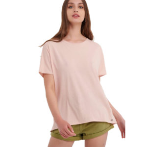 FUNKY BUDDHA T-SHIRT ΓΥΝΑΙΚΕΙΟ SOFT PINK FBL005-105-04
