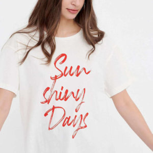 FUNKY BUDDHA T-SHIRT ΓΥΝΑΙΚΕΙΟ ΛΕΥΚΟ FBL005-418-04