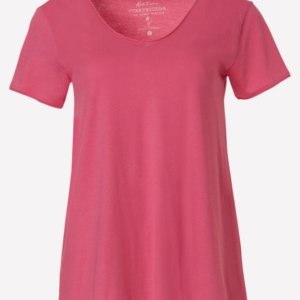 FUNKY BUDDHA ΓΥΝΑΙΚΕΙΟ T-SHIRT ROSE VIOLET FBL005-103-04