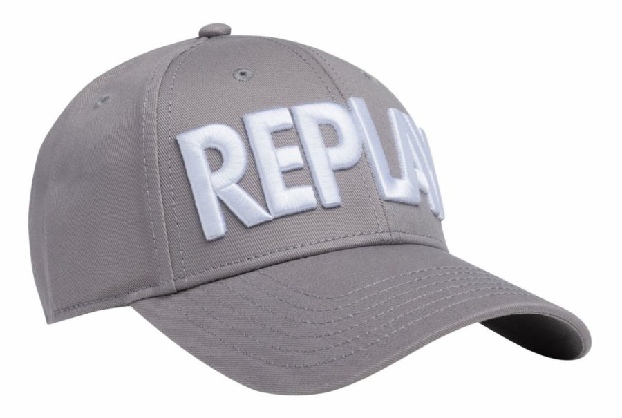 REPLAY-Cap-Cap-Iron-Grey-Optical-White-299723