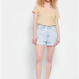 FUNKY BUDDHA ΓΥΝΑΙΚΕΙΟ T-SHIRT OAT MILK FBL007-100-04