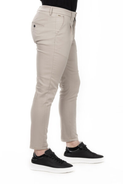 SCINN ΠΑΝΤΕΛΟΝΙ ΑΝΔΡΙΚΟ ΒΑΜΒΑΚΕΡΟ CHINOS GREY MATTEO123 SLIM FIT