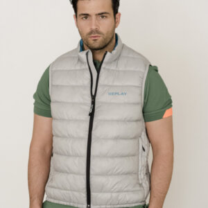 REPLAY JACKET ΑΜΑΝΙΚΟ ΓΚΡΙ M8336.000.84636.111 SLIM FIT