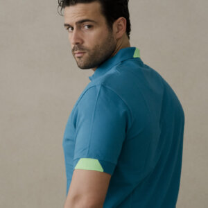 REPLAY POLO ΑΝΤΡΙΚΟ ΤΙΡΚΟΥΑΖ M3540A.000.20623.182 SLIM FIT