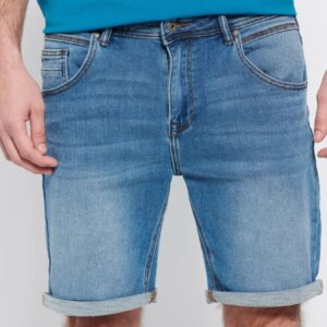 FUNKY BUDDHA ΒΕΡΜΟΥΔΑ DENIM FBM007-072-03 MD BLUE