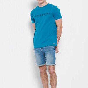 FUNKY BUDDHA ΒΕΡΜΟΥΔΑ DENIM FBM007-072-03 MD BLUE