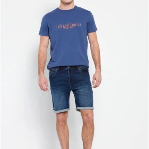 FUNKY BUDDHA ΒΕΡΜΟΥΔΑ DENIM FBM007-072-03 DK BLUE