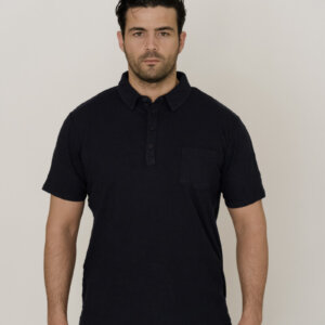 REPLAY POLO ΑΝΤΡΙΚΟ ΛΙΝΟ NAVY M6456.000.23468G.085 SLIM FIT