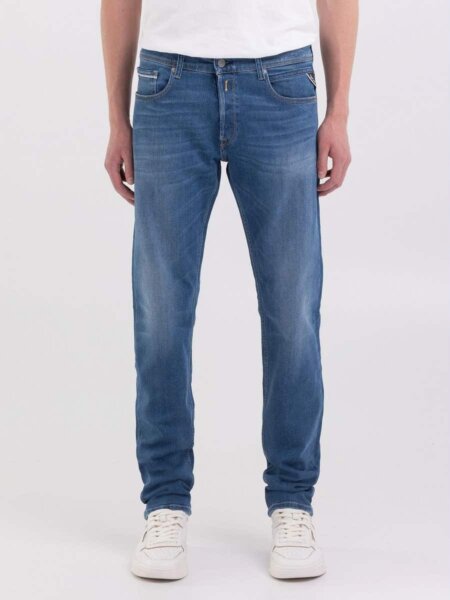 REPLAY JEAN ΑΝΔΡΙΚΟ ΒΑΜΒΑΚΕΡΟ GROVER MD BLUE MA972.000.685.636.009 STRAIGHT FIT