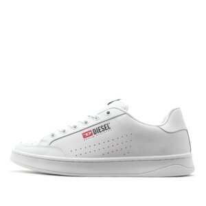 DIESEL ΠΑΠΟΥΤΣΙ SNEAKER ΑΝΤΡΙΚΟ ΛΕΥΚΟ ΔΕΡΜΑ S-ATHENE VTG Y03282-P6325-T1003