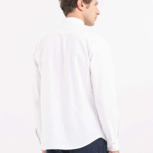 REPLAY ΠΟΥΚΑΜΙΣΟ DENIM ΑΝΔΡΙΚΟ ΒΑΜΒΑΚΕΡΟ ΛΕΥΚΟ M4078.000.8400401.001 REGULAR FIT