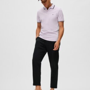 SELECTED ΠΑΝΤΕΛΟΝΙ ΑΝΔΡΙΚΟ ΛΙΝΟ ΜΑΥΡΟ SLH172 16087636 SLIM FIT