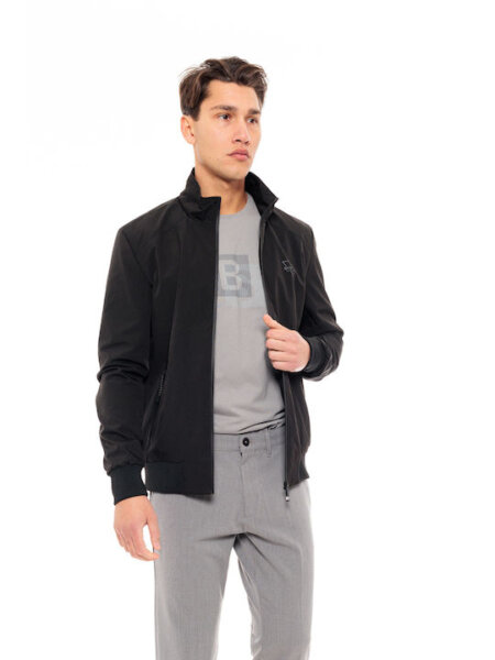 BISTON JACKET ΑΝΔΡΙΚΟ POLYESTER ΜΑΥΡΟ 49-201-019 REGULAR FIT