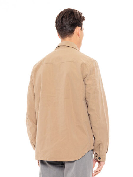 BISTON OVERSHIRT ΑΝΔΡΙΚΟ POLYESTER ΜΠΕΖ 49-201-003 REGULAR FIT