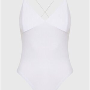 FUNKY BUDDHA ΚΟΡΜΑΚΙ HALTER NECK ΓΥΝΑΙΚΕΙΟ ΒΙΣΚΟΖΗ ΛΕΥΚΟ FBL009-102-17 REGULAR FIT