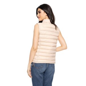 BISTON JACKET ΑΜΑΝΙΚΟ ΓΥΝΑΙΚΕΙΟ POLYESTER LT BEIGE 51-102-004 REGULAR FIT