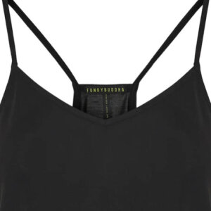 FUNKY BUDDHA TOP ΓΥΝΑΙΚΕΙΟ ΜΟΝΤΑΛ ΜΑΥΡΟ FBL009-104-17 REGULAR FIT