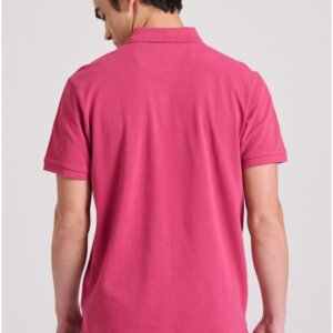 FUNKY BUDDHA POLO ΑΝΔΡΙΚΟ ΒΑΜΒΑΚΕΡΟ ROSE FBM009-001-11 REGULAR FIT