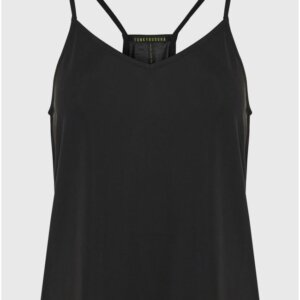 FUNKY BUDDHA TOP ΓΥΝΑΙΚΕΙΟ ΜΟΝΤΑΛ ΜΑΥΡΟ FBL009-104-17 REGULAR FIT