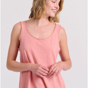 FUNKY BUDDHA ΓΥΝΑΙΚΕΙΟ T-SHIRT ΑΜΑΝΙΚΟ ΒΑΜΒΑΚΕΡΟ ΣΟΜΟΝ FBL009-102-04 REGULAR FIT