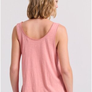 FUNKY BUDDHA ΓΥΝΑΙΚΕΙΟ T-SHIRT ΑΜΑΝΙΚΟ ΒΑΜΒΑΚΕΡΟ ΣΟΜΟΝ FBL009-102-04 REGULAR FIT