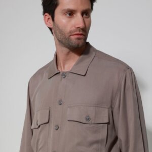 TRESOR OVERSHIRT ΑΝΔΡΙΚΟ ΚΑΦΕ 2182 DARIO LOOSE FIT