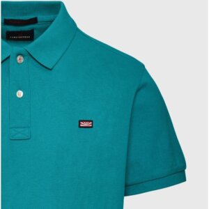 FUNKY BUDDHA POLO ΑΝΔΡΙΚΟ ΒΑΜΒΑΚΕΡΟ TEAL FBM009-001-11 REGULAR FIT